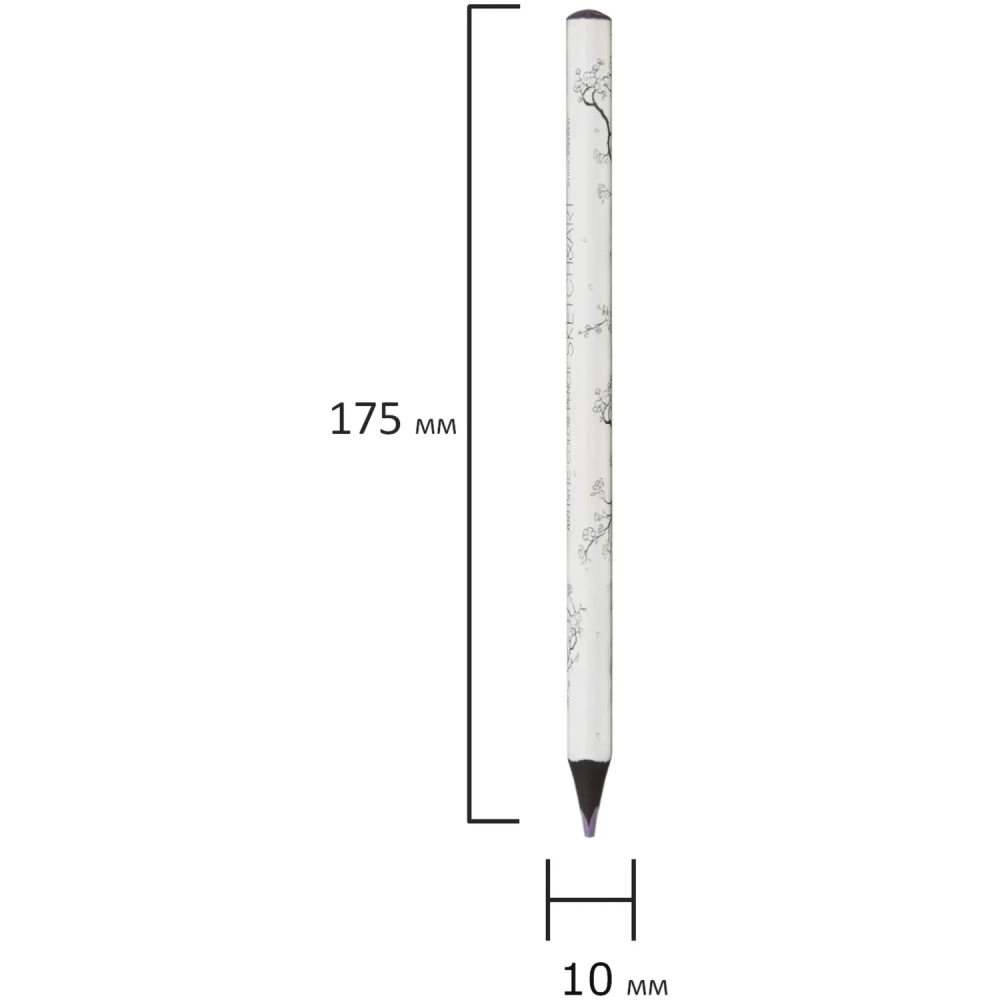 Карандаши цветные СКЕТЧ-КАРАН.SKETCH&ART,УТОЛЩ,4ММ,МЕТАЛЛИК,6 ЦВ,30-0118/01