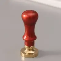 Печать для сургуча с пластиковой ручкой &laquo;Буква Z на вензеле&raquo;, 2.5&times;2.5&times;6.3 см