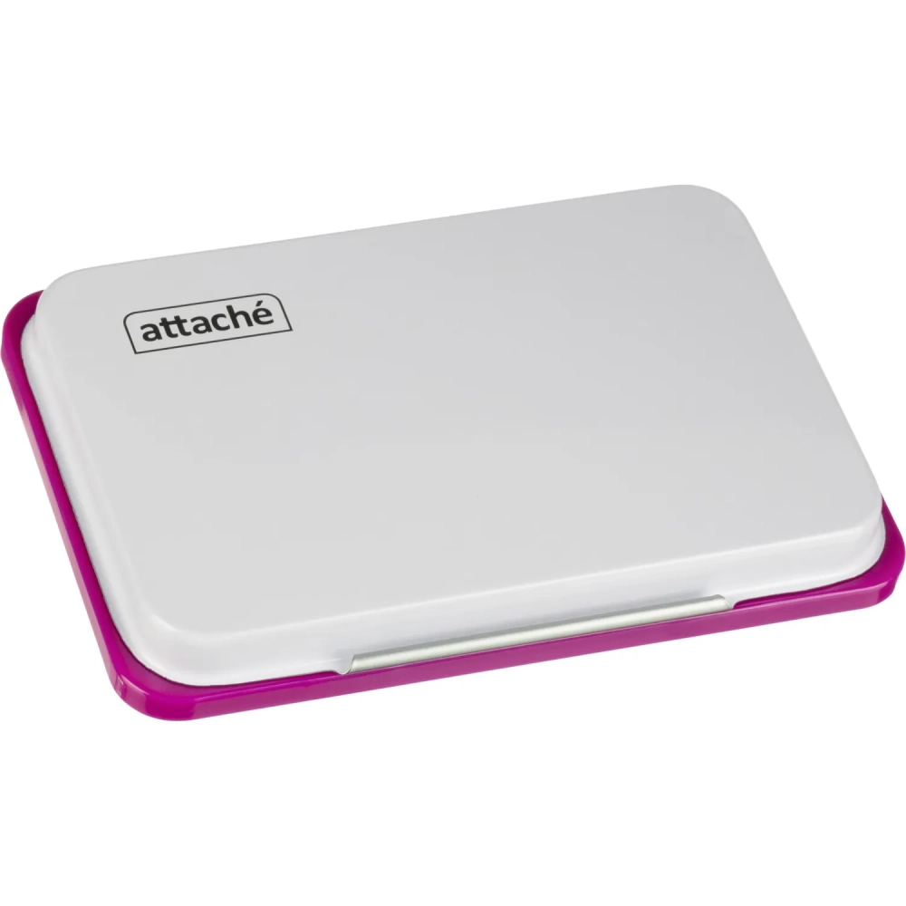 Подушка штемпельная настольная Attache фиолет 68х101 см металл