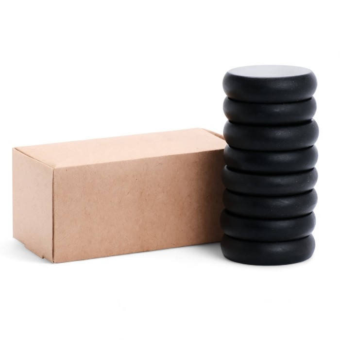 Набор массажных камней из базальта, 8 шт, 7 см Набор массажных камней из базальта, 8 шт, 7 см