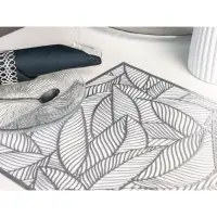 Салфетка сервировочная на стол Доляна &laquo;Листопад&raquo;, 45&times;30 см, серебряная