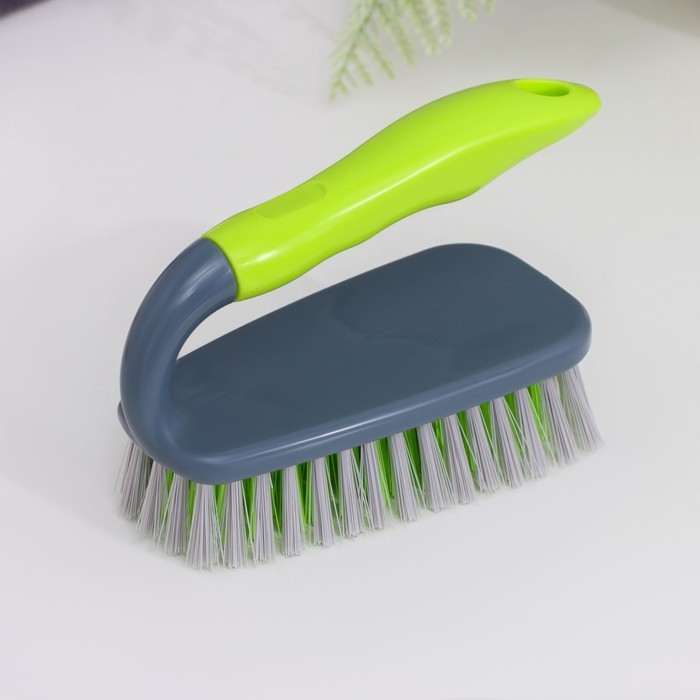 Щётка - утюжок Доляна Green day, 15,5×6,5×10 см, анатомическая ручка Щётка - утюжок Доляна Green day, 15,5×6,5×10 см, анатомическая ручка