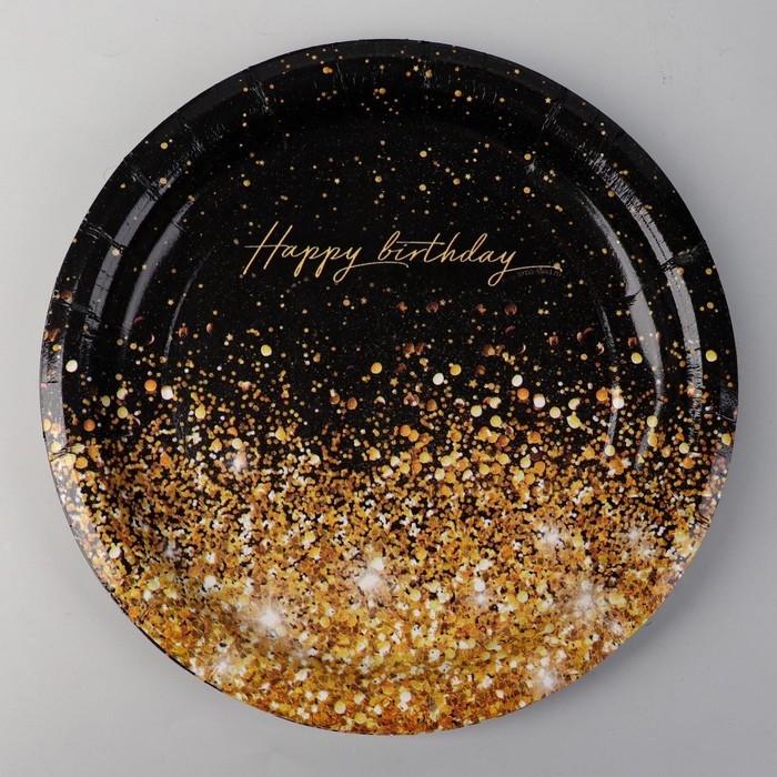 Набор бумажной посуды одноразовый Happy birthday, 6 тарелок, 6 стаканов, 1 гирлянда Набор бумажной посуды одноразовый Happy birthday, 6 тарелок, 6 стаканов, 1 гирлянда