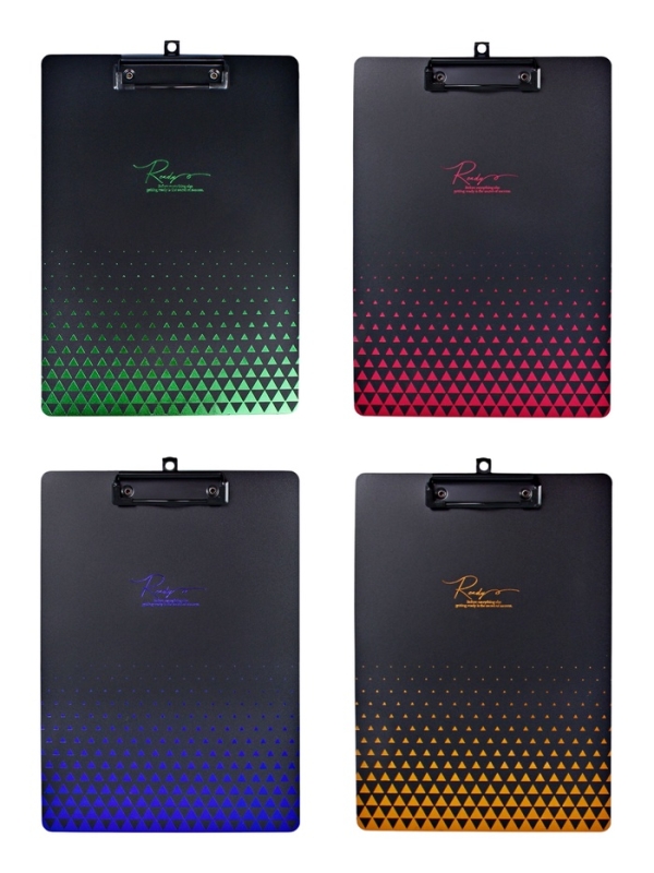 Планшет с прижимом формат А4 пластик1600мкр,Черная с металлизированной отделкой МИКС Планшет с прижимом формат А4 пластик1600мкр,Черная с металлизированной отделкой МИКС