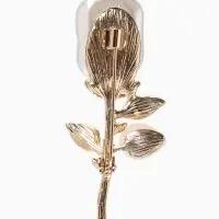 Брошь &laquo;Цветок&raquo; роза. жемчуг, цвет белый в серебре