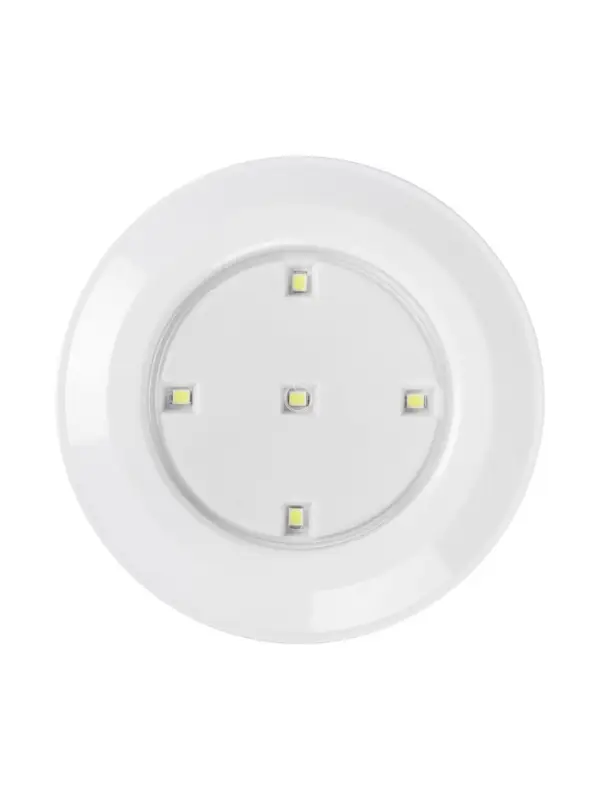 Набор светильников светодиодных, 3 штуки, нажимной, 4000К, от батареек, пульт в комплекте