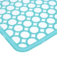 Коврик в раковину противоскользящий тм VETTA Кругляш, 27,5х27,5см, ПВХ, 4 цвета