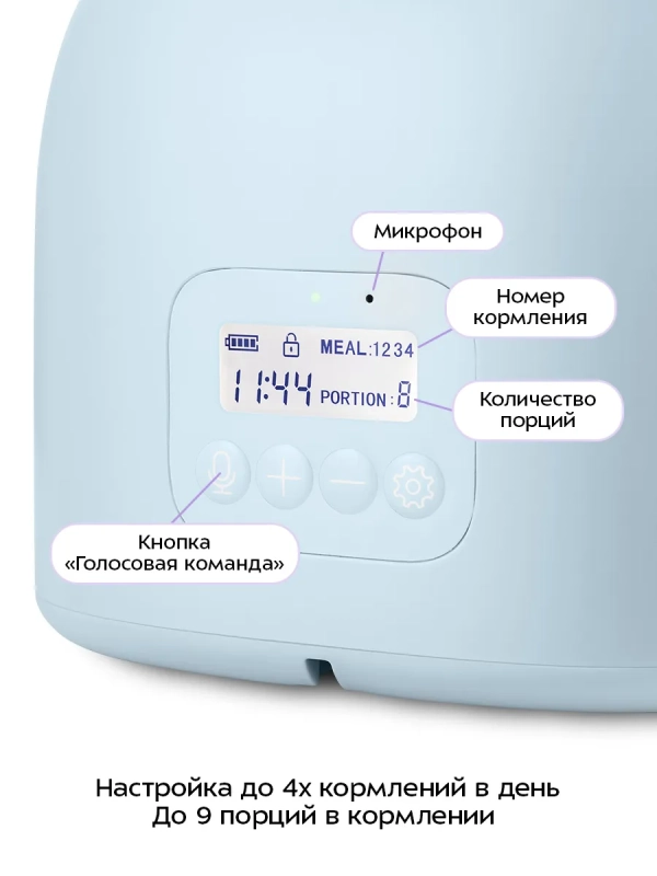 Умная кормушка-фонтанчик для животных КТ-6563