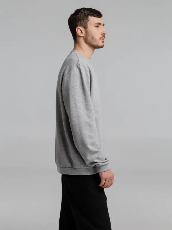 Толстовка Spider 260 серый меланж, размер S