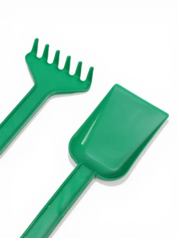 Набор игрушек для песочницы: ведёрко, 4 формочки для песка, грабли, лопатка, МИКС