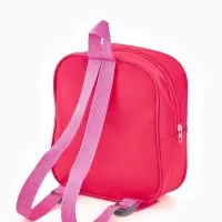 Рюкзак детский 20,5*9*24, отд на молнии, девочка ярко-розовый