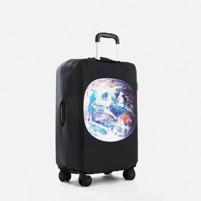 Чехол на чемодан M, цвет чёрный