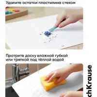 Доска для лепки А4, ErichKrause Matt Total White, 1300 мкм, белая