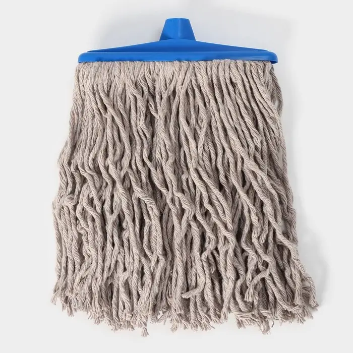 Насадка для швабры верёвочная Доляна, удлинённая насадка 21 см, хлопок, 31&times;21&times;4 см, МИКС