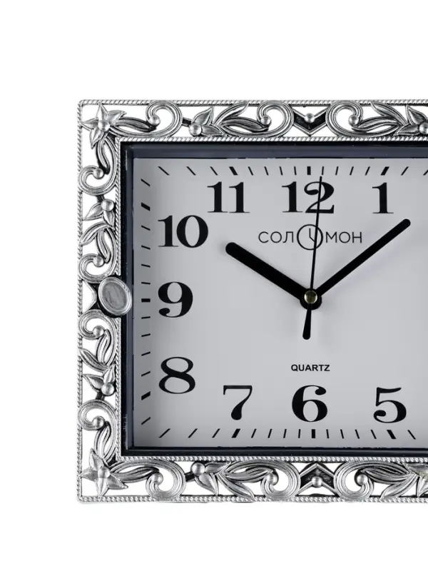 Часы настенные классические &laquo;Зара&raquo;, бесшумные, плавный ход, 21&times;18 см