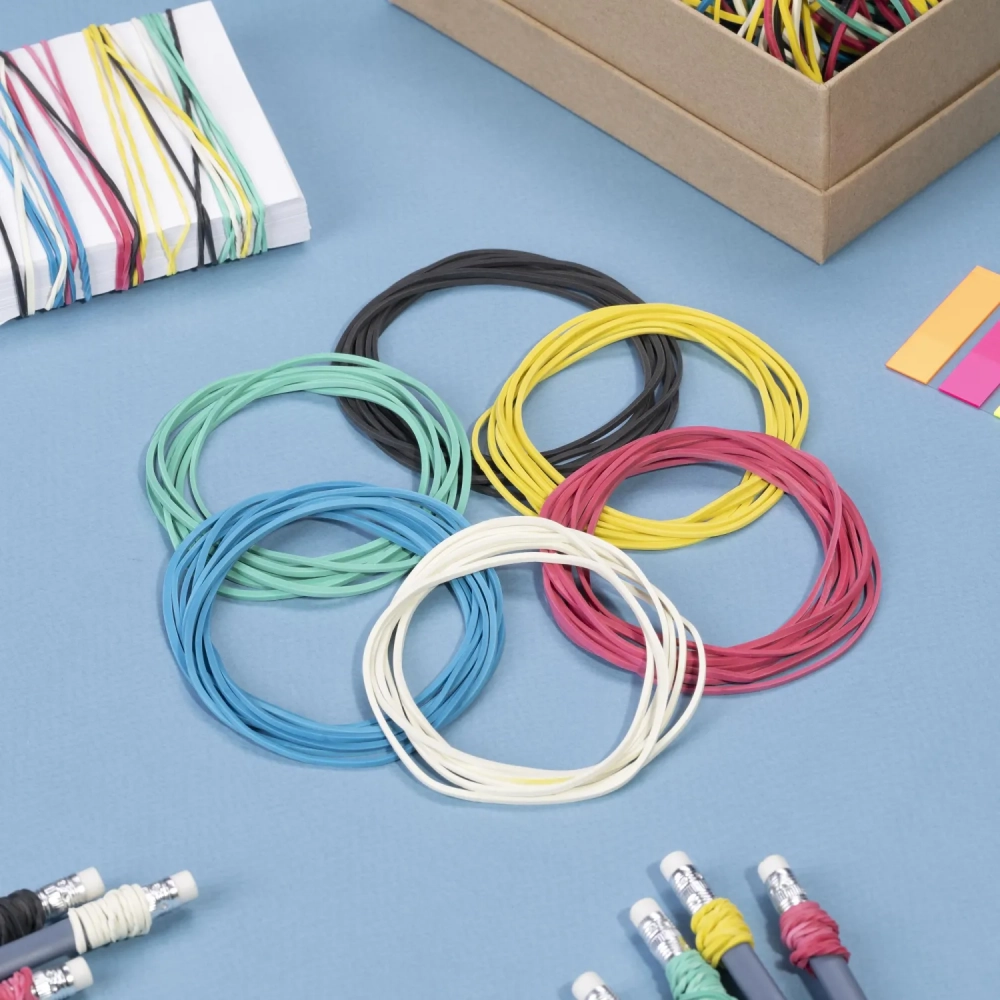 Резинка универсальная 200г диам.60мм. цвет ассорти