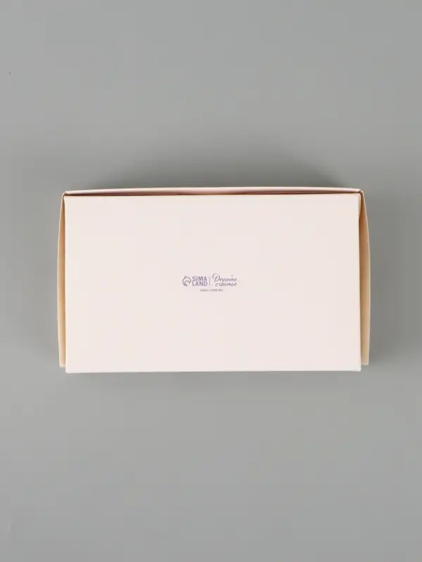 Коробка подарочная с окном &laquo;От всей души&raquo;, 20&times;12&times;4 см, самосборная