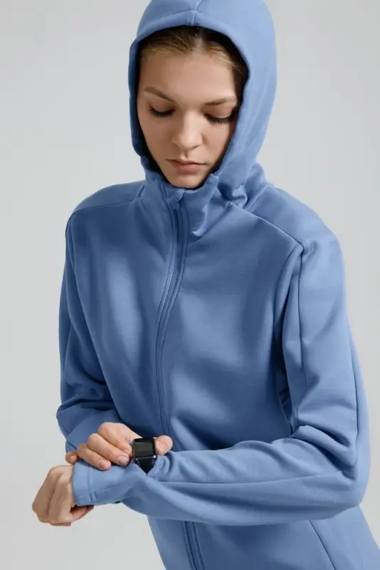 Куртка с капюшоном унисекс Begi, синяя, размер S Куртка с капюшоном унисекс Begi, синяя, размер S