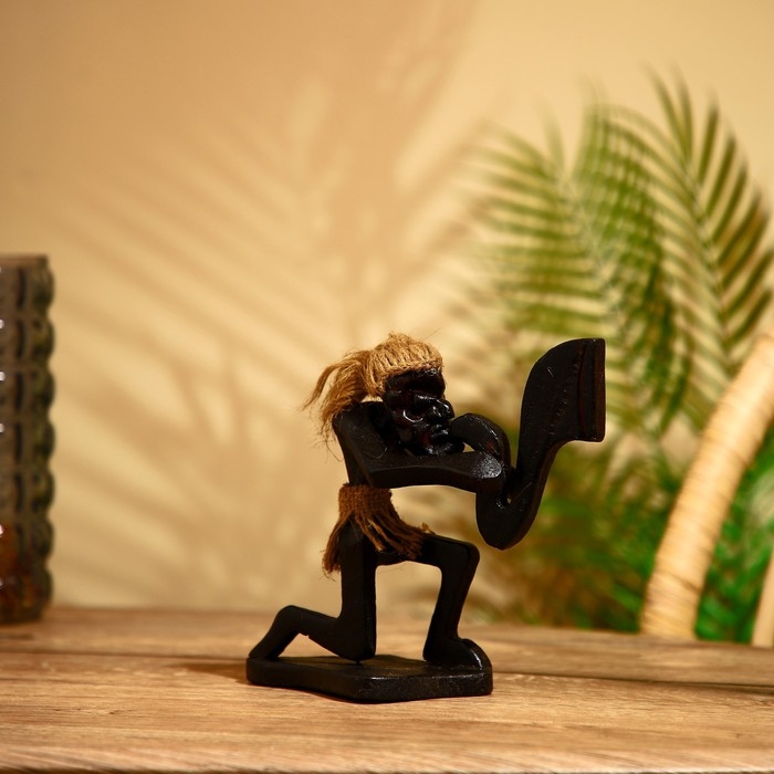 Сувенир из дерева «Абориген музыкант», 15×8×19 см Сувенир из дерева «Абориген музыкант», 15×8×19 см