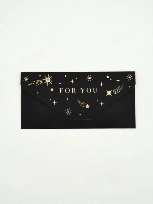 Конверт подарочный «Космос», софт тач, тиснение, 19 × 9,2 см Конверт подарочный «Космос», софт тач, тиснение, 19 × 9,2 см