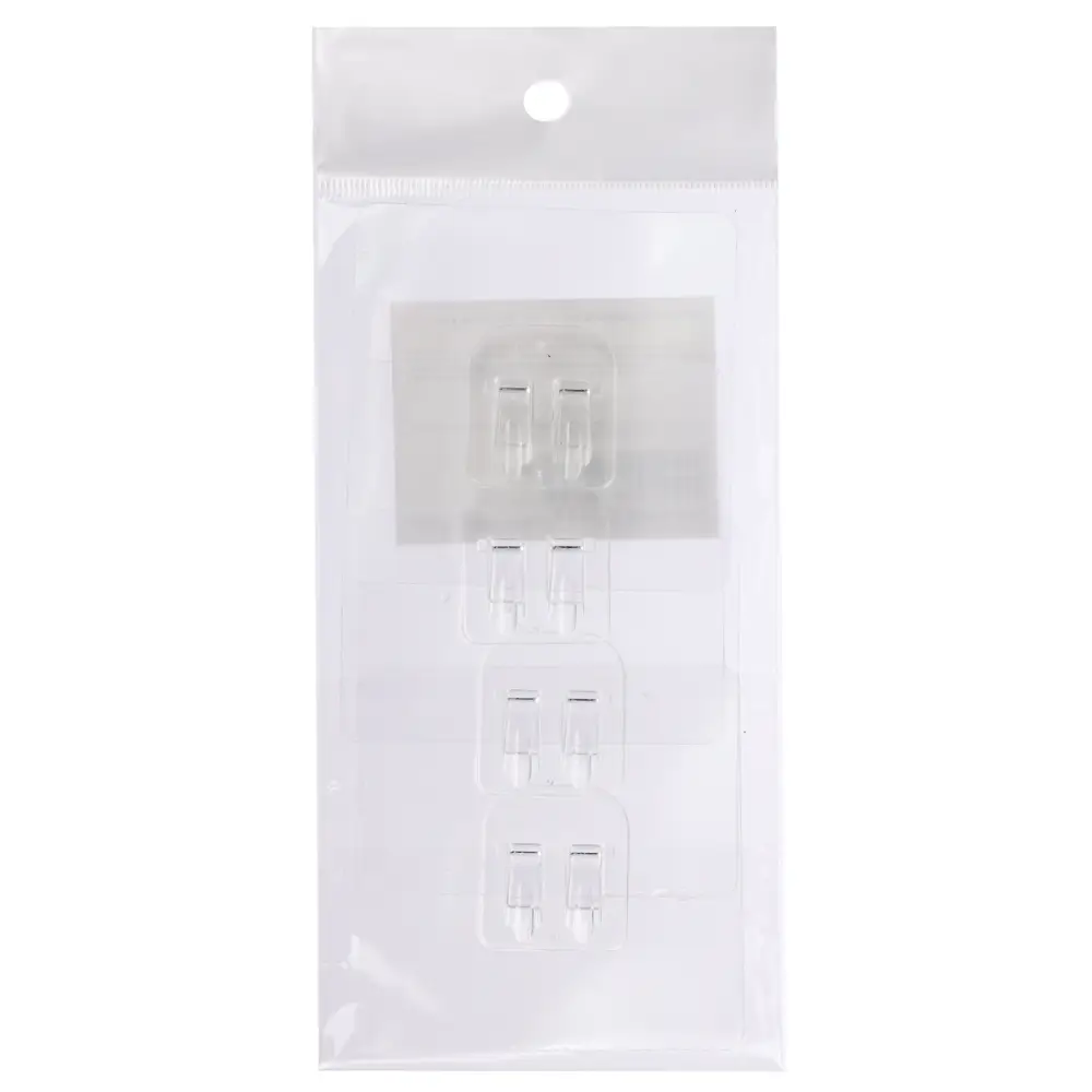 VETTA Набор крючков на липком слое, ПВХ, 7x7 см, 4 шт.