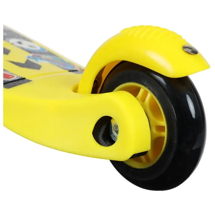 Самокат-снегокат 2 в 1 GRAFFITI &laquo;Вперёд&raquo;, жёлтый