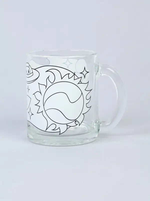 Кружка под роспись "Космическая" (краска в наборе)