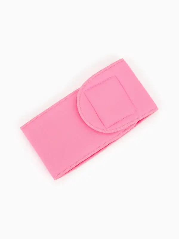 Гелевая SPA-маска для шеи, многоразовая, на липучке, 46&times;10 см, розовая