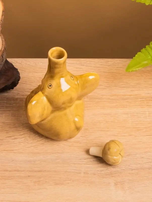 Сосуд для масла «Слон», 10×8×14 см, керамика, бежевый Сосуд для масла «Слон», 10×8×14 см, керамика, бежевый