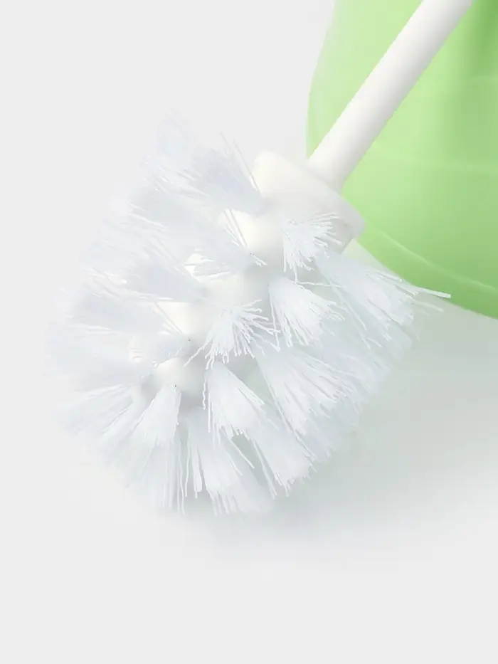 Ёршик для унитаза Aqua, 13&times;13&times;36 см, с подставкой, салатовый