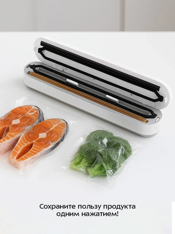 Вакууматор для продуктов с запайкой с пакетами КТ-1565 Вакууматор для продуктов с запайкой с пакетами КТ-1565