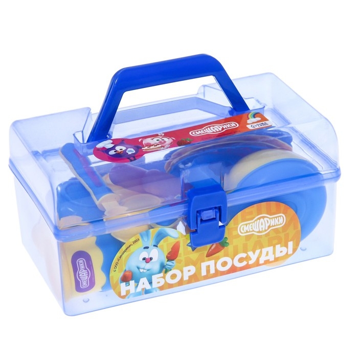Набор посуды, Смешарики, в контейнере Набор посуды, Смешарики, в контейнере