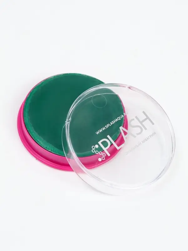 Аквагрим в шайбе, регулярный, зеленый, 32 г