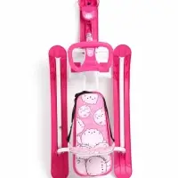 Снегокат &laquo;Круглые котики&raquo;, со спинкой, розовый, ТС4-1СЛ/КК Snow Cat