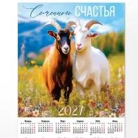 Календарь 2027, настенный, А2 &laquo;Семейного счастья&raquo;