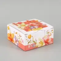 Коробка подарочная складная &laquo;Подарок с любовью&raquo;, 15&times;15&times;7 см