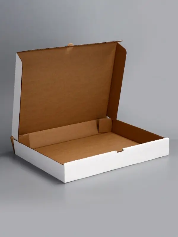 Коробка для пирога и пиццы, белая, 45&times;33&times;6 см