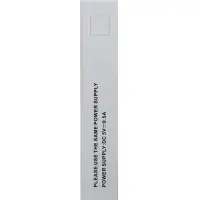 Часы электронные настенные, будильник, календарь, термометр, 20&times;3&times;33 см, красная индикация, черные