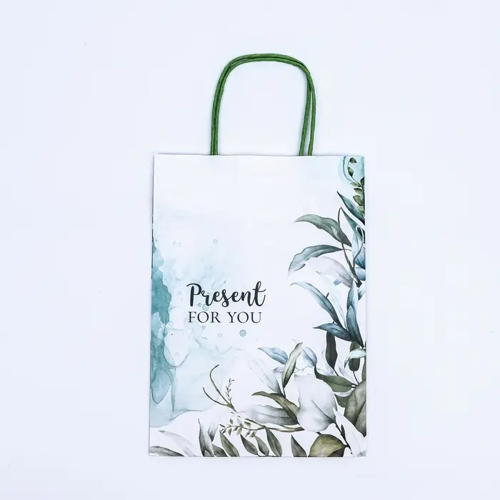 Пакет крафт «Подарок для тебя» 18×8×25 см Пакет крафт «Подарок для тебя» 18×8×25 см