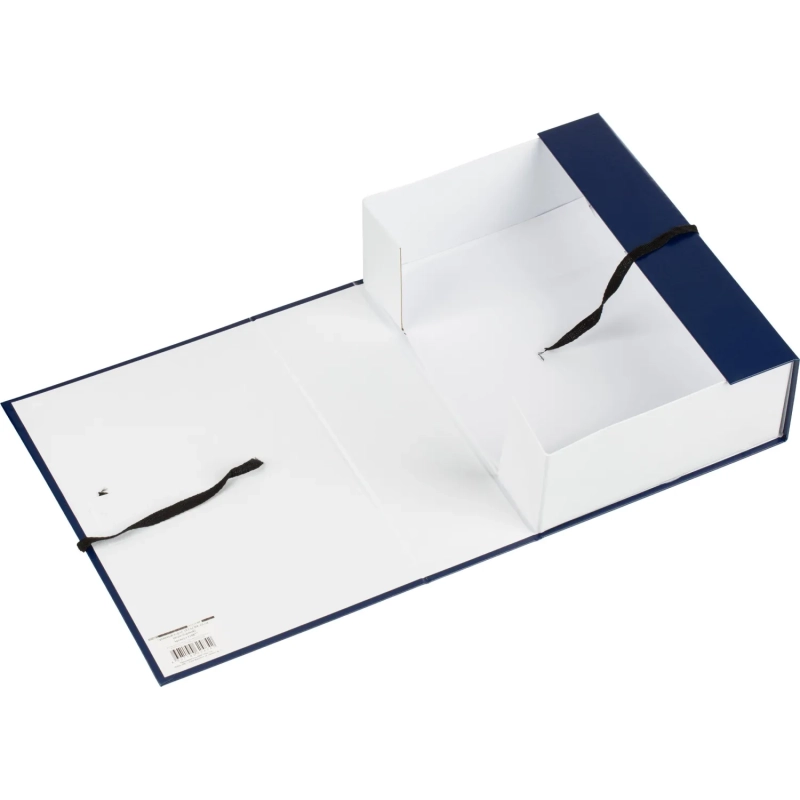 Папка архивная 100 мм,винил, син.