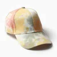 Кепка женская MINAKU Tie-dye, оранжевая, розовая, размер 54-56