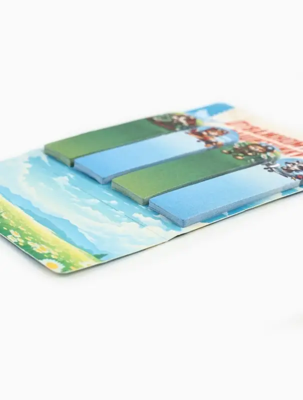 Стикеры-закладки с липким краем 4 шт., 20 л &laquo;Отважному защитнику!&raquo;