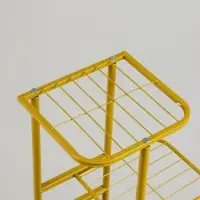 Подставка для цветов Greengo, 5 полок, 44&times;22&times;95 см, напольная, металл, цвет золотой