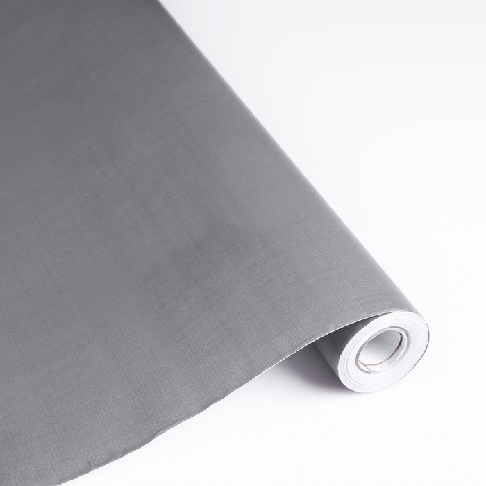 Пленка самоклеящаяся темно-серая 10м*45см Пленка самоклеящаяся темно-серая 10м*45см