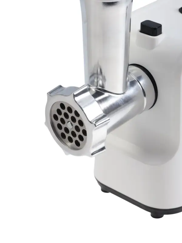 Мясорубка HomeStar STM-2039, 2000 Вт, 1.5 кг/мин, 2 диска, реверс, белая