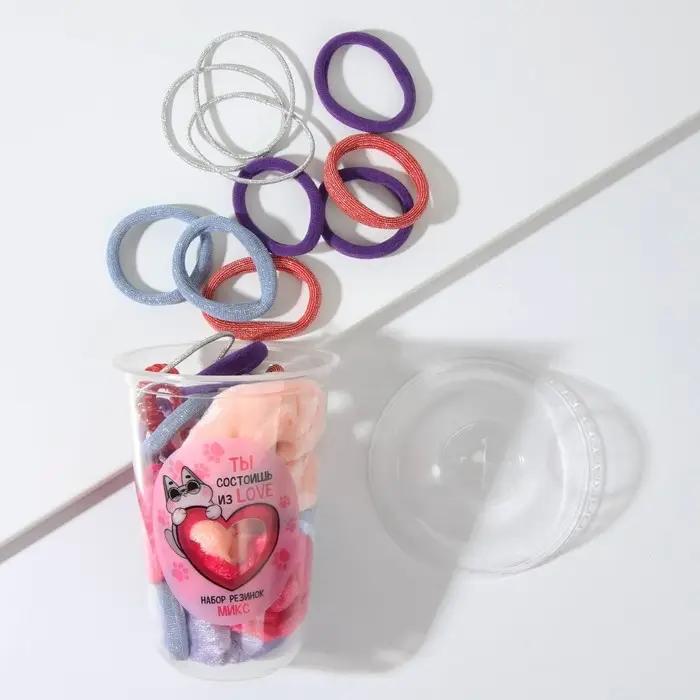 Набор резинок для волос «Ты состоишь из LOVE», 30 шт.