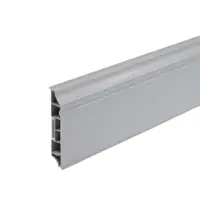 Плинтус напольный фигурный &laquo;Идеал. Дюра&raquo;, 2200&times;80 мм, цвет 002 светло-серый