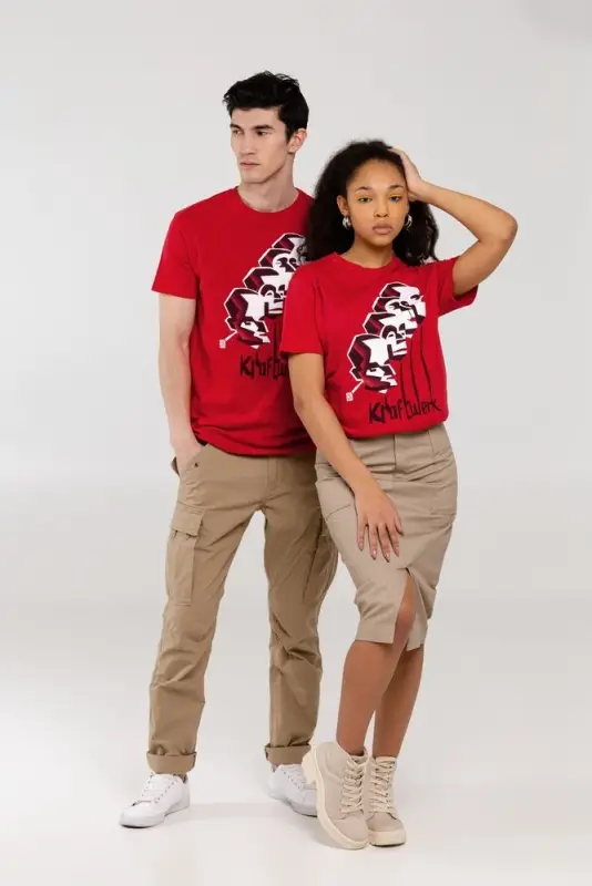 Футболка «Меламед. Kraftwerk», красная, размер S Футболка «Меламед. Kraftwerk», красная, размер S