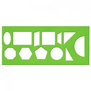 Трафарет геометрических фигур 'ТТ11