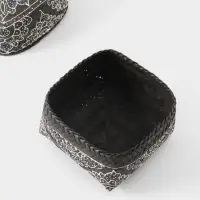Корзинка плетёная &laquo;Бонтанг&raquo;, 16&times;16&times;12 см, бамбук, тёмная